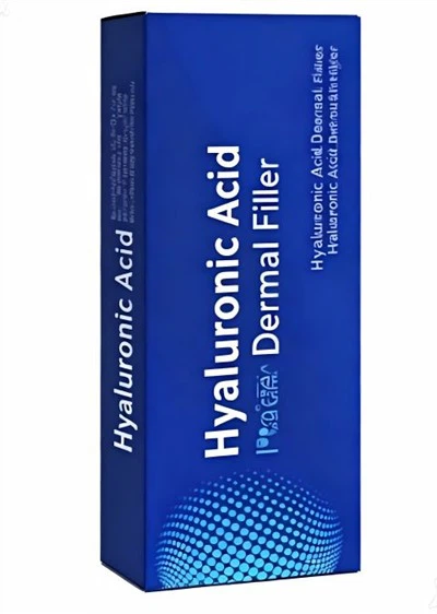 Hyaluronsyra dermal Filler med spruta